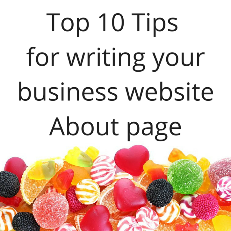 Top 10 tips for your About page
